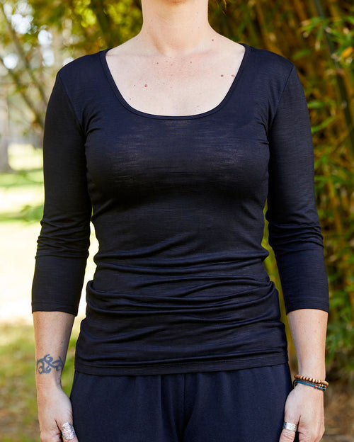 Bamboo 3/4 Sleeve Tee