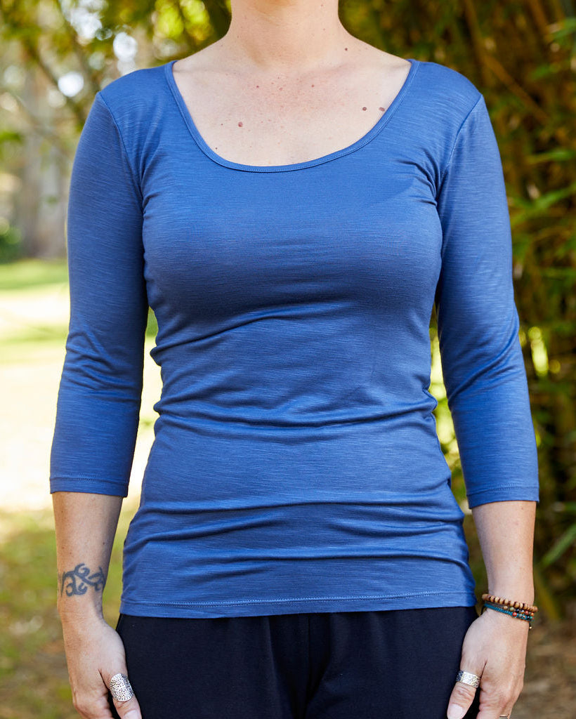 Bamboo 3/4 Sleeve Tee