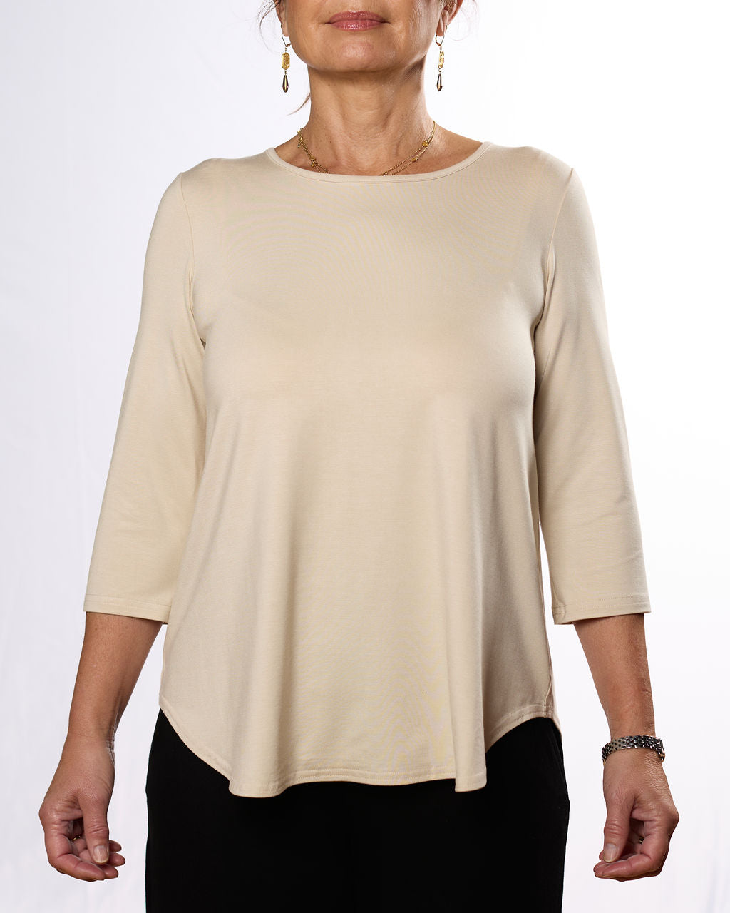 New - Bamboo Swing Tee 3/4 Sleeve