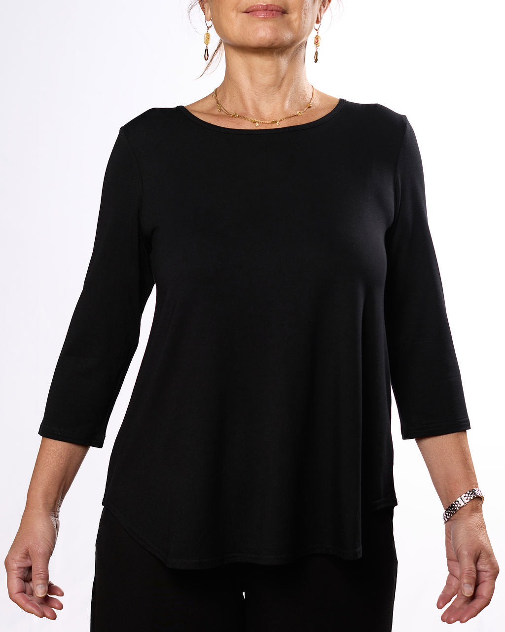 New - Bamboo Swing Tee 3/4 Sleeve
